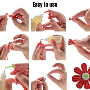 1000 Quilling Paper Strips Ivory, 1–3–5 mm Choice, 80 gsm, 5 Packs, X64 image 10