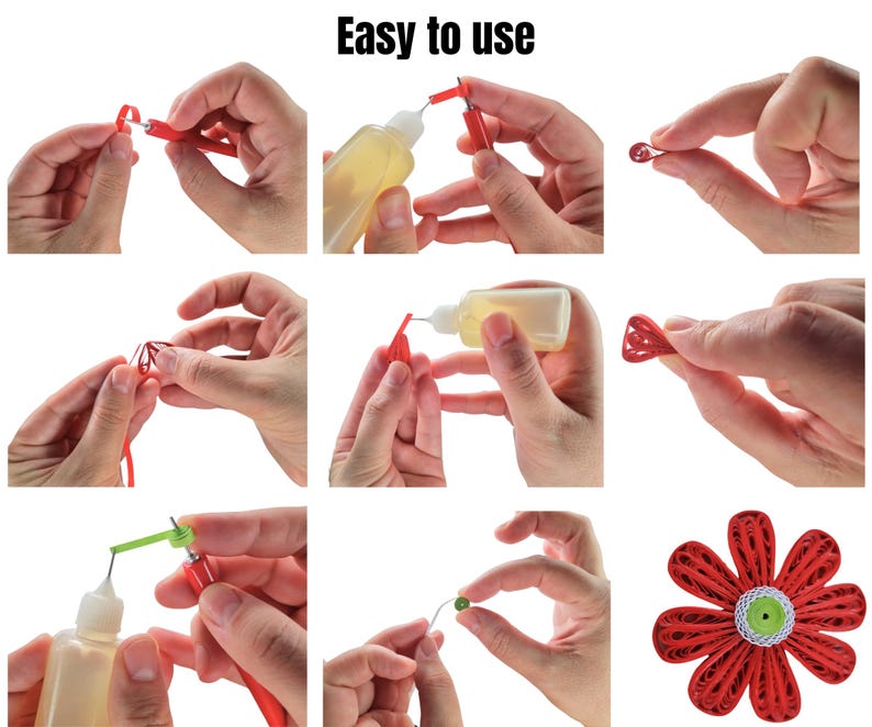 1000 Quilling Paper Strips Ivory, 1–3–5 mm Choice, 80 gsm, 5 Packs, X64 image 10