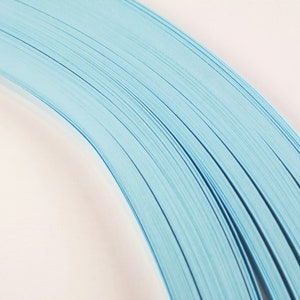 1000 Quilling Paper Strips Mid Blue 5 mm 80 gsm, 5 packs, X68