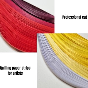 1000 Quilling Paper Strips Ivory, 1–3–5 mm Choice, 80 gsm, 5 Packs, X64 image 9