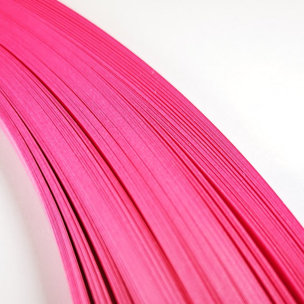 1000 Quilling Paper Strips Cyclamen Pink 5 mm 80 gsm, 5 packs, F61