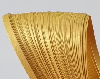 Metallic Gold Quilling Paper 3 mm or 5 mm - Mustash