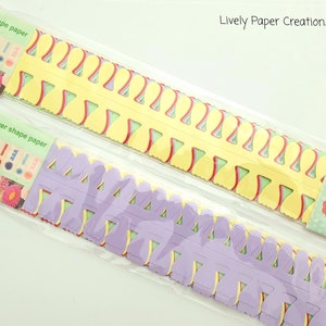 Carta con frange per fiori, 8 fogli, lunghezza 50 cm, 4 colori, fiori pretagliati