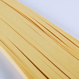 1000 Quilling Paper Strips 5 mm Mid Yellow 80 gsm