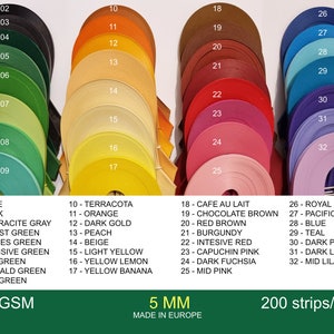 5 mm 200 Quilling Paper Strips 130 gsm