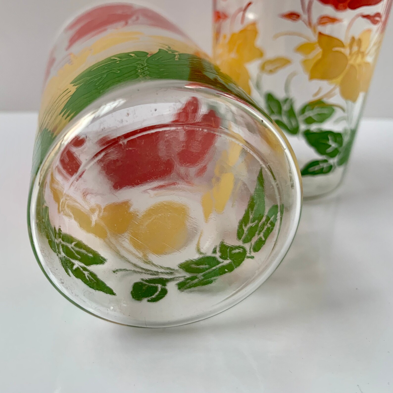 Pair of Vintage Peanut Butter or Jelly Jar Drinking Glasses Etsy Denmark