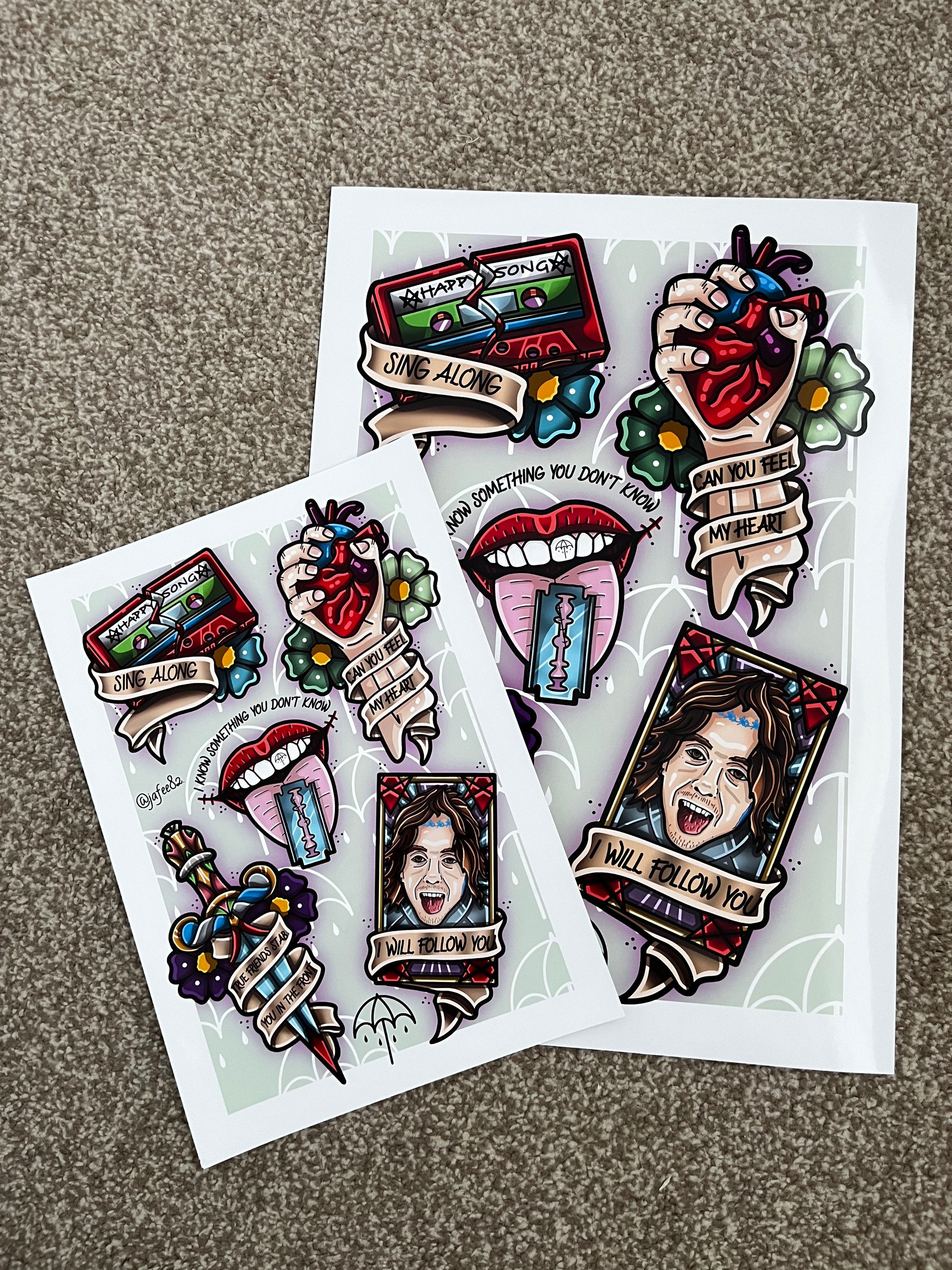 Bring Me the Horizon Flash Sheet 