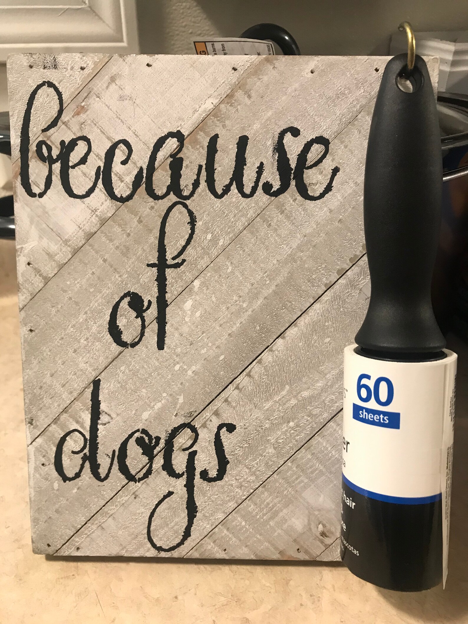 Because of dogs wall decor Etsy