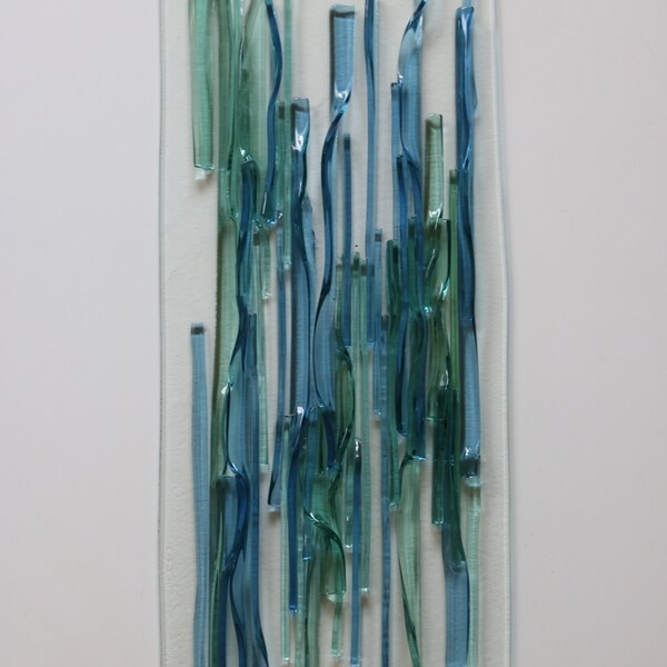 Glass Wall Art Sculpture Etsy