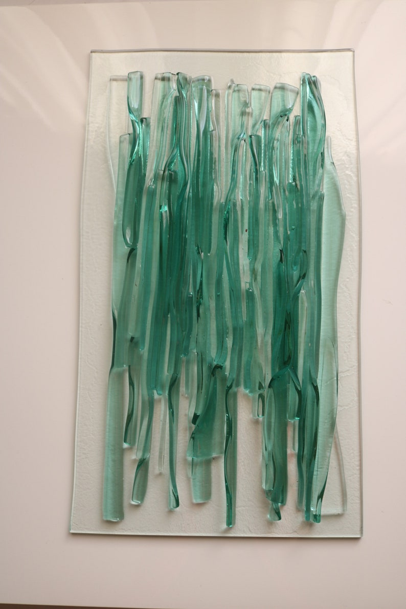 Fused Glass Wall Art, Glass Wall Art Décor , Glass Wall Sculpture Etsy