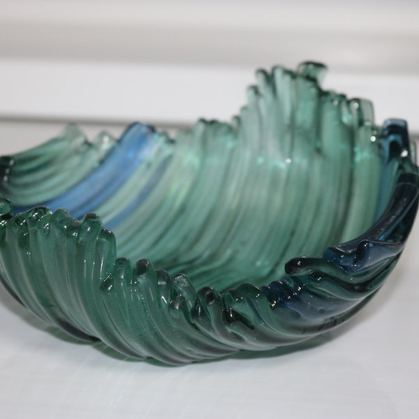 Fused Handmade Serving Glass | Home Decoration | Decorative Bowl | Handmade Gift | Modern Dinnerware | Collectible Glass | Glass Art