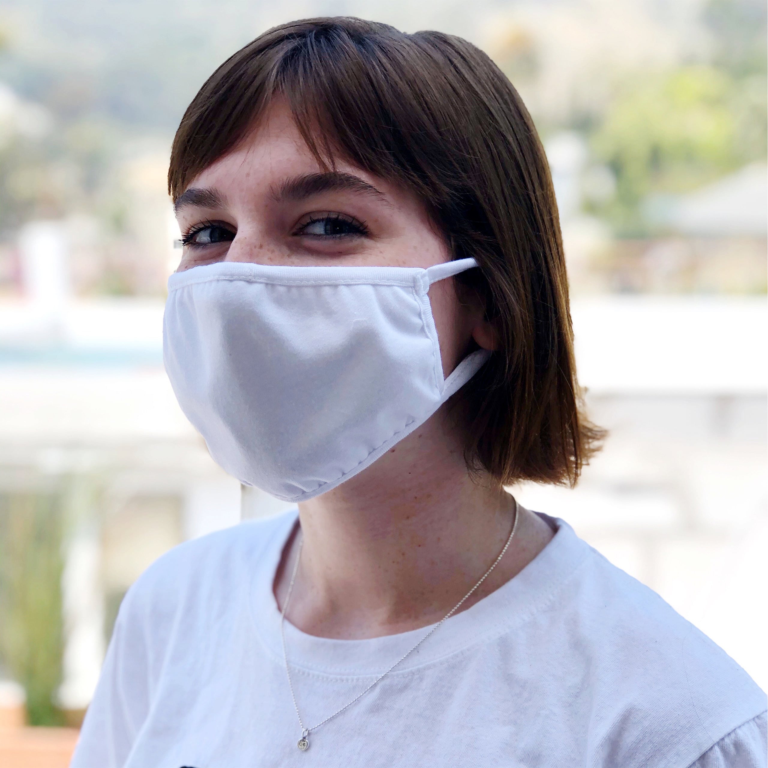 500 Pack White Cotton Face Mask Washable Mask Made in Etsy