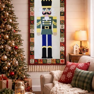Nutcracker Christmas Quilt Block Pattern – Foundation Paper Piecing (PDF Pattern)
