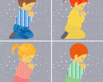 Prayers, Foundation Paper Piecing, FPP Pattern, 2 Designs, 3 sizes
