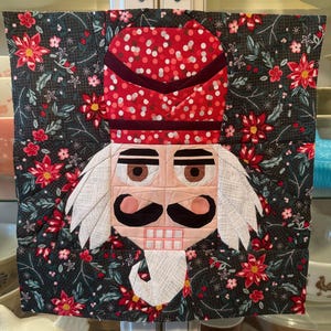 Nutcracker Faces! Foundation Paper Piecing Pattern (FPP), Quilt Block, PDF Pattern, 3 size