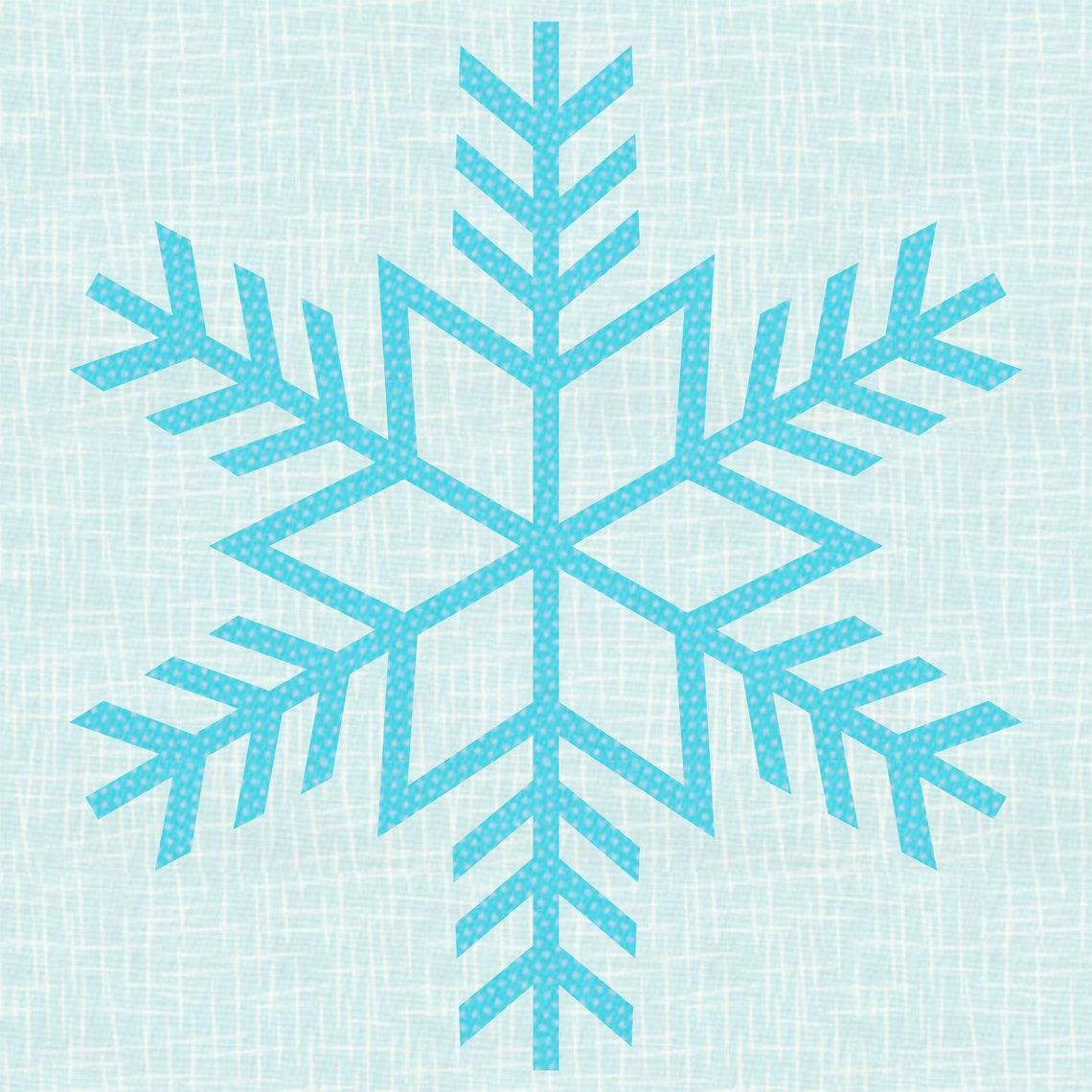 Snowflake Foundation Paper Piecing Pattern FPP Quilt - Etsy