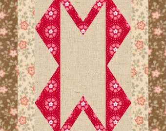 Crossroads, Foundation Paper Piecing Pattern (FPP), Quilt Block, PDF Pattern, 3 sizes