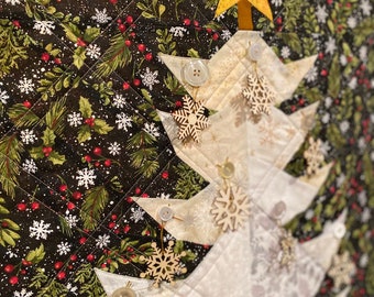 Foundation Paper Piecing (FPP) Templates|christmas Tree Quilt Block ...