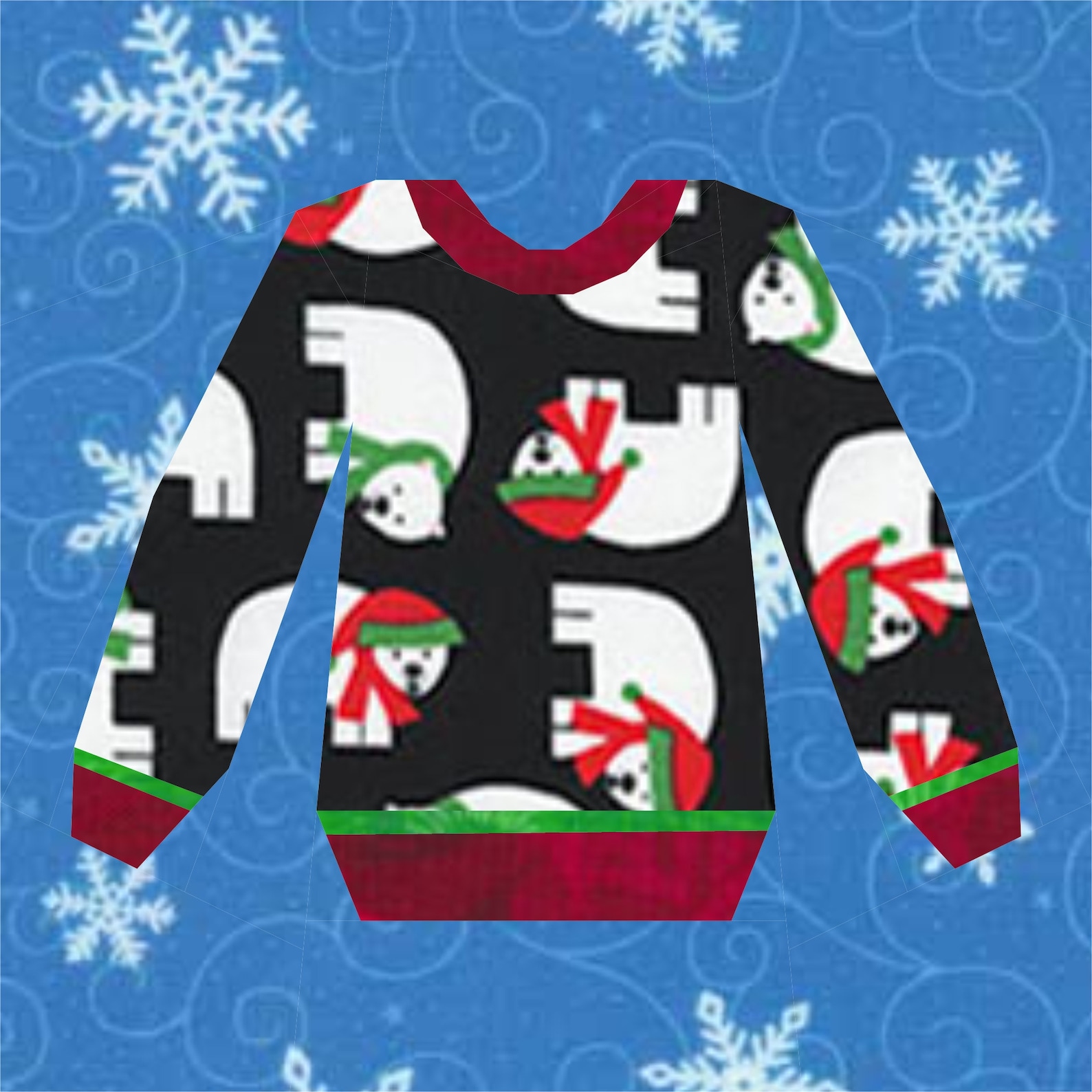 ugly-sweater-foundation-paper-piecing-pattern-fpp-quilt-etsy-denmark