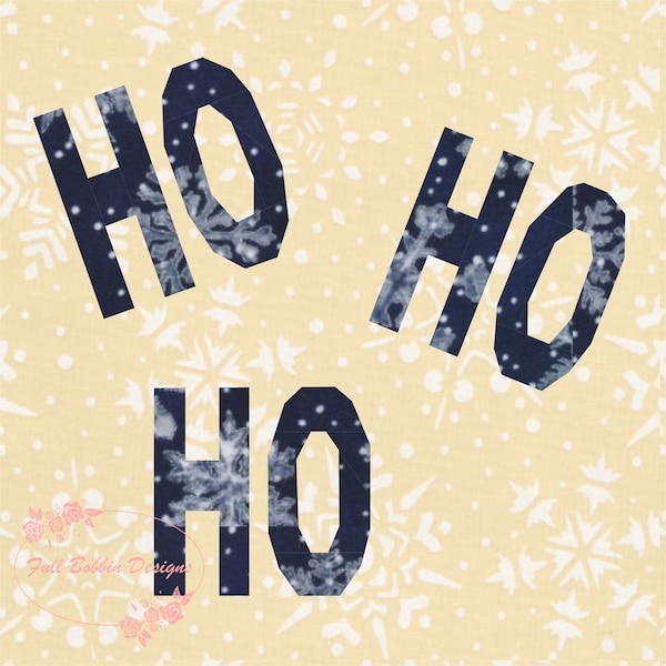 Ho Ho Ho Quilt Pattern Etsy