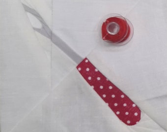 Taglia asole, Nozioni di cucito, Cartamodello per fondotinta (FPP), Blocco trapunta, Modello PDF, 3 dimensioni