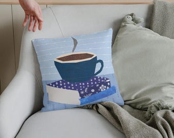 Good Book Cuppa Quilt Block Pattern, FPP (PDF) 4 sizes