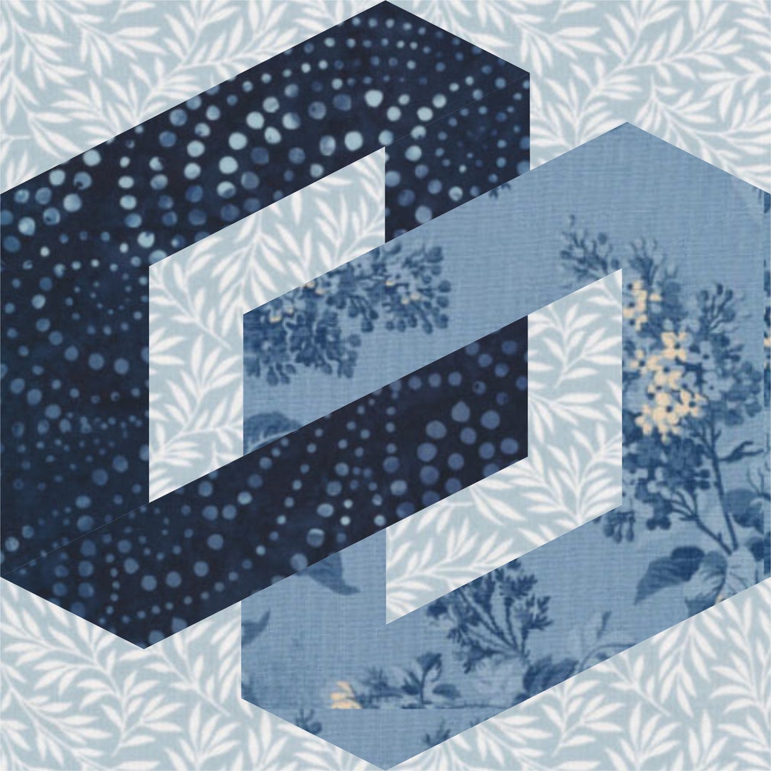 Chainlink, Foundation Paper Piecing Pattern (FPP), Quilt Block, PDF ...