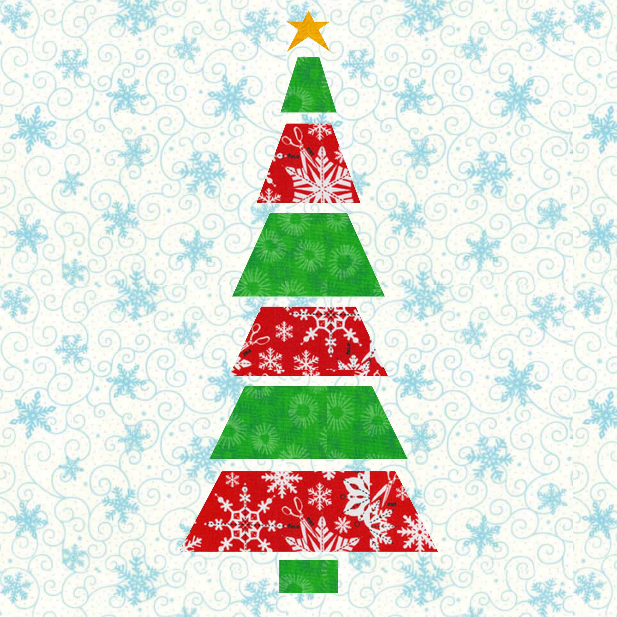 Oh Christmas Tree Foundation Paper Piecing Pattern FPP - Etsy Canada