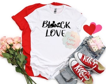 Black Love Shirt, Valentines Couple Shirt, Matching Couple, Melanin Love Shirt, Black Love Matters, Anniversary Shirt, Couples Gift