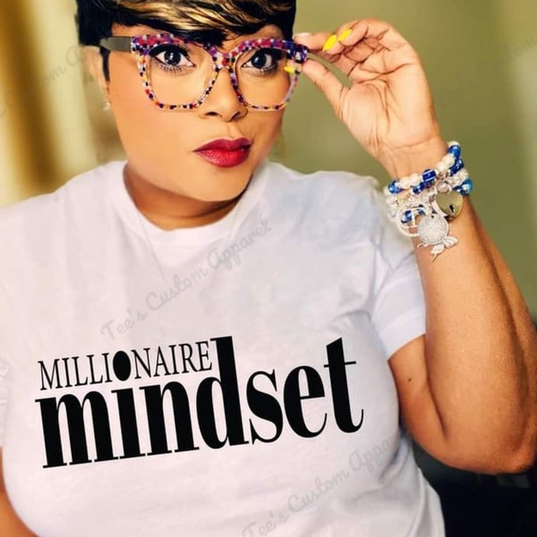 Millionaire Mindset Shirt Etsy