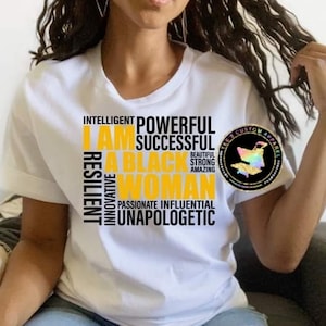 I Am A Black Woman T-Shirt, Black Woman Definition, Black Girl Magic, Women Empowerment, Black Pride, Black Queen, Melanin Shirt