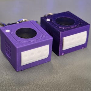 Porte-clés GameCube (échelle ~ 1/6e) avec mousqueton !