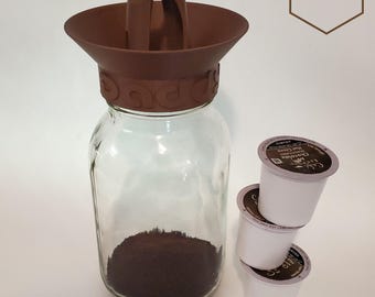 ¡Kup Daddy! Extractor de café y reciclador de cápsulas K-Cup [Incluye frasco de 940 ml]