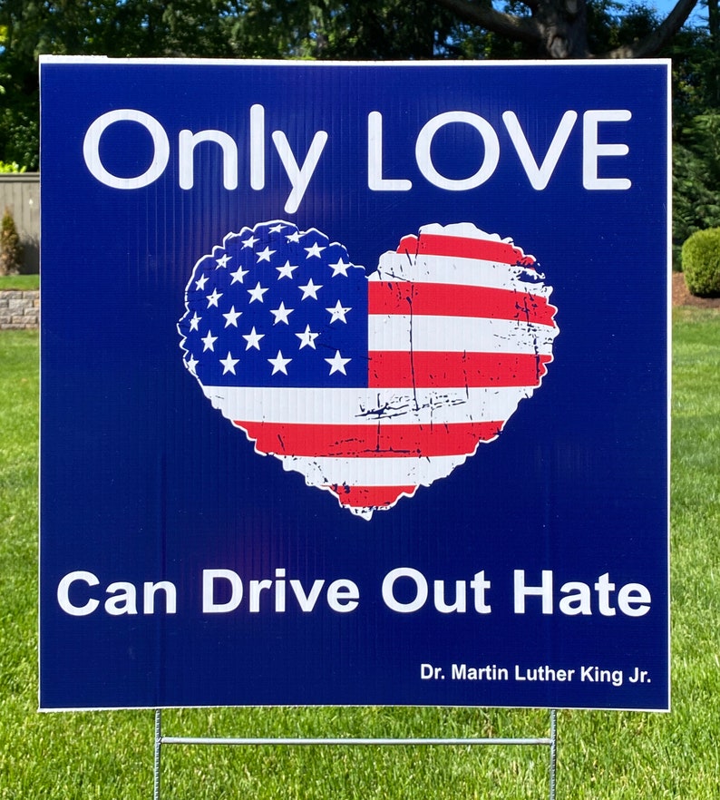 Only Love Yard Sign image 1