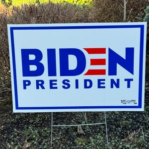 NEW: Biden President Yard Sign image 1