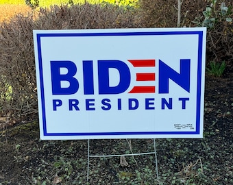 NUEVO: Letrero de jardín del presidente Biden