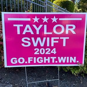 Swift 2024 Election Style Yard Signs image 2