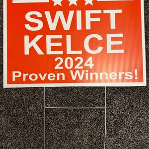 Swift election style 2024 Yard Signs image 3