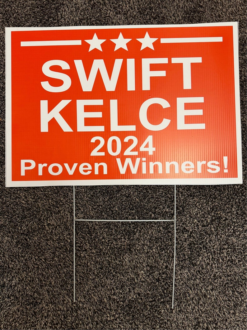 Swift election style 2024 Yard Signs image 3