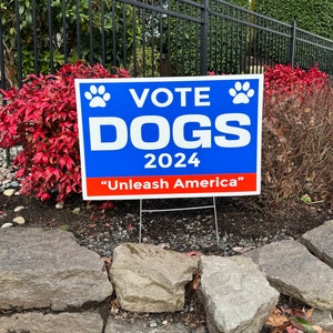 NEW: VOTE DOGS 2024 Yard Signs image 2