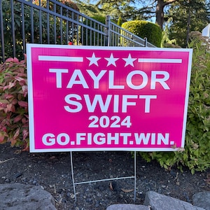Swift 2024 Election Style Yard Signs image 4