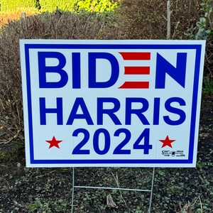 NEW: Biden Harris President Yard Sign image 2