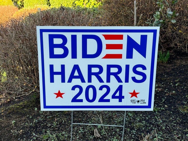 NEW: Biden Harris President Yard Sign image 2