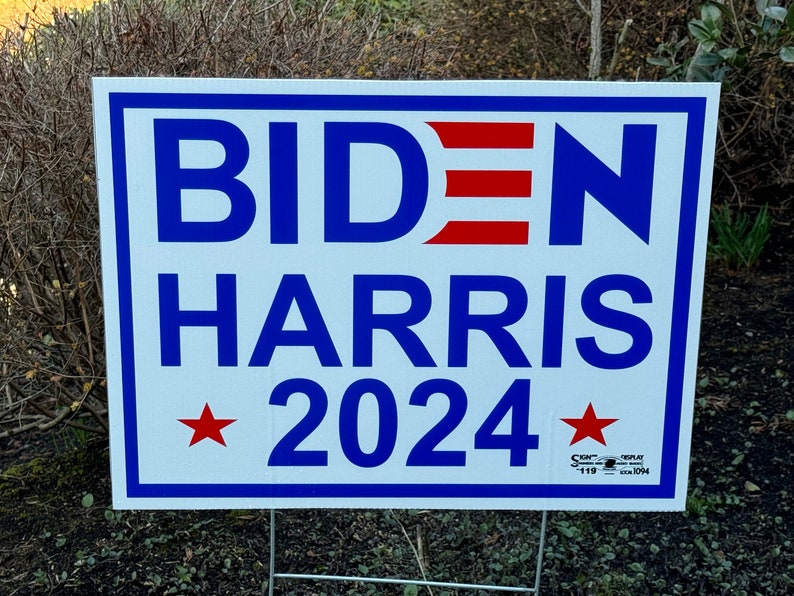 NEW: Biden Harris President Yard Sign image 1