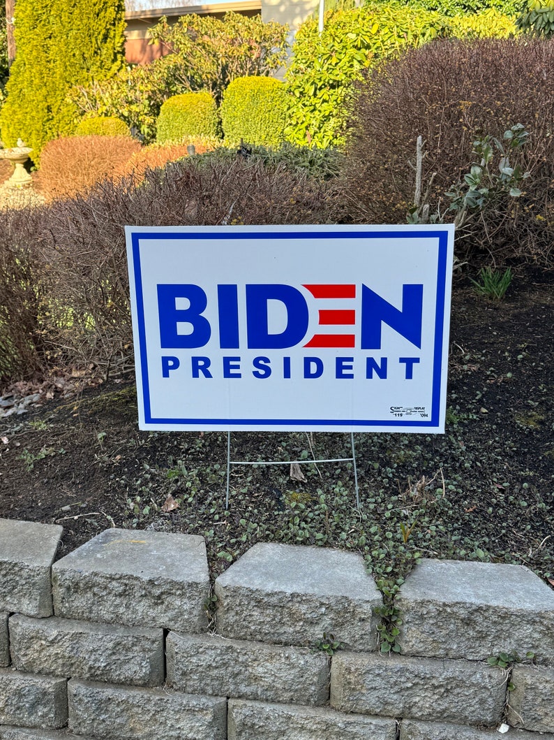 NEW: Biden President Yard Sign image 3