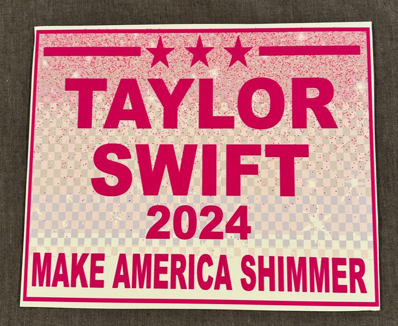 Swift SHIMMERING 2024 SMALL Sign image 1