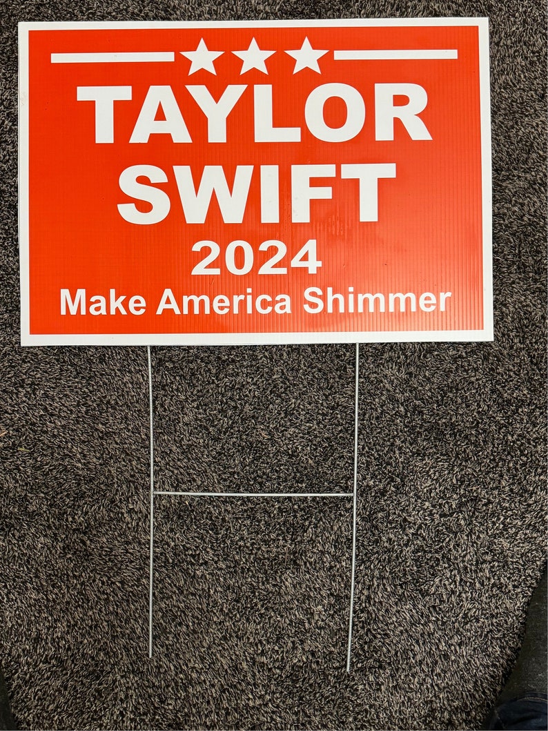 Election Style Swift 2024 Yard Signs image 2