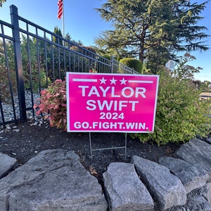 Swift 2024 Election Style Yard Signs image 3