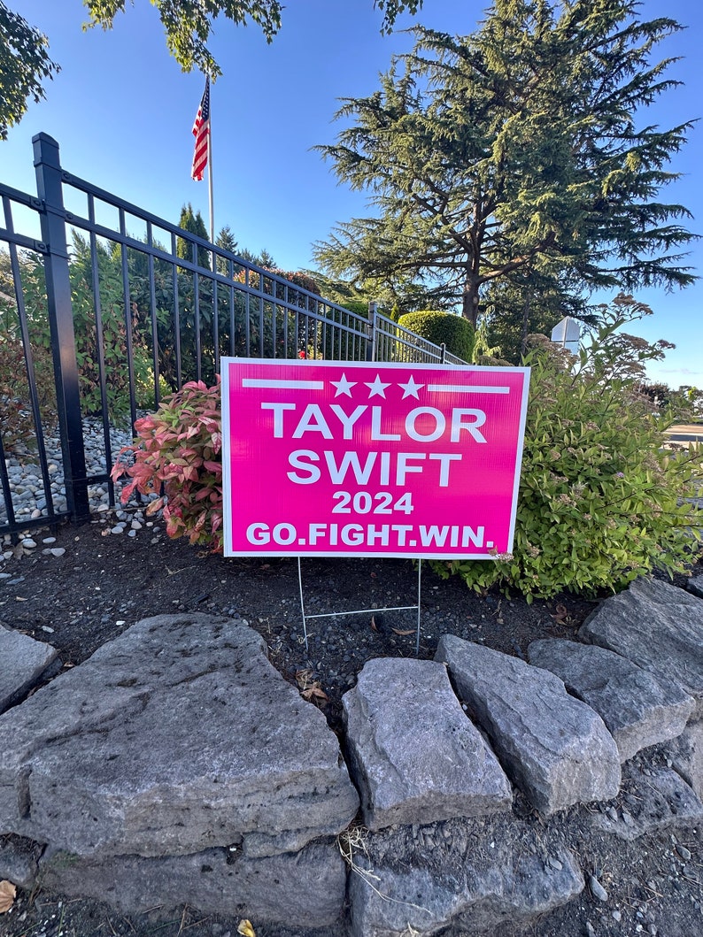 Swift 2024 Election Style Yard Signs image 3