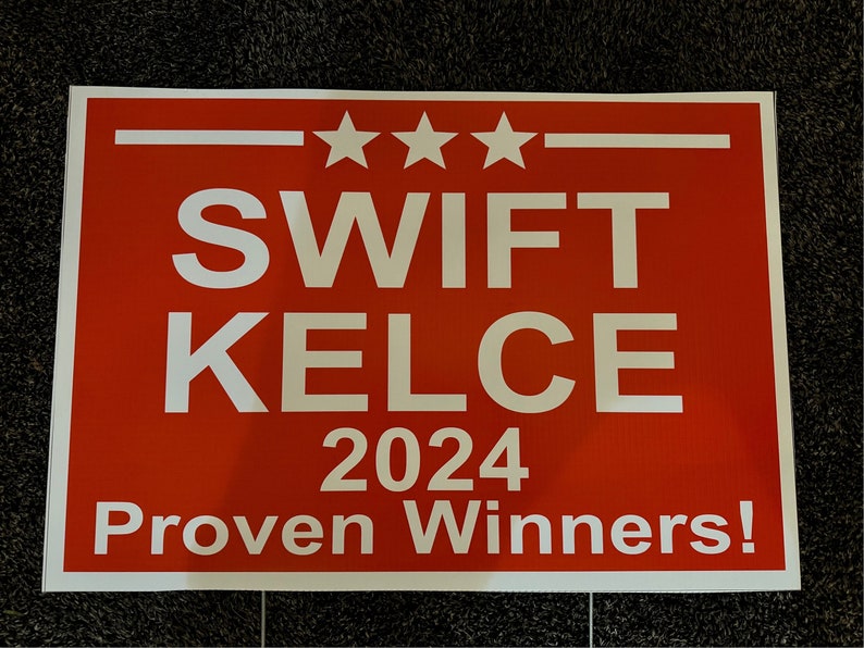 Swift election style 2024 Yard Signs image 2